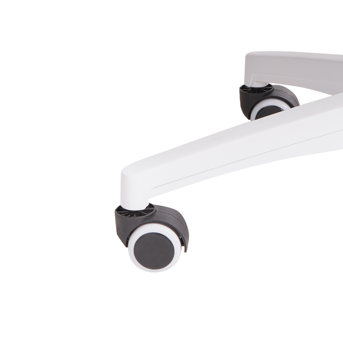 Sedia da ufficio con base girevole e poggiatesta regolabile in altezza in rete per l'ufficio domestico Grigio chiaro