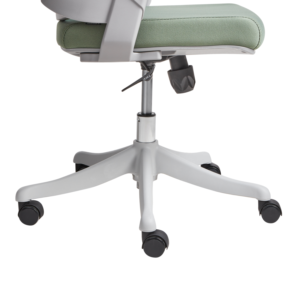 Sedia da ufficio moderna con base girevole e braccioli regolabili in altezza in rete per la casa e l'ufficio verde