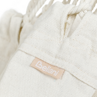 Amaca da esterno con seduta in cotone Beige e blu per interni ed esterni in stile Boho