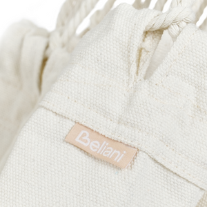 Amaca da esterno con seduta in cotone Beige e blu per interni ed esterni in stile Boho