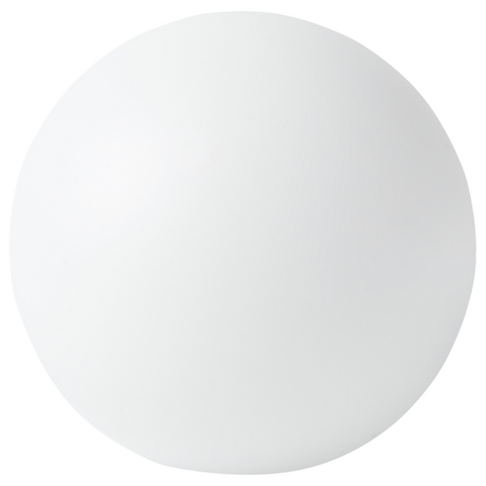 Lampada a sfera LED per esterni 42 cm in materiale sintetico impermeabile con telecomando bianco esterno giardino patio