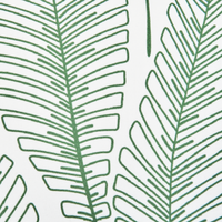 Set di 2 cuscini da esterno con motivo a foglie verde 45 x 45 cm Accessori da giardino