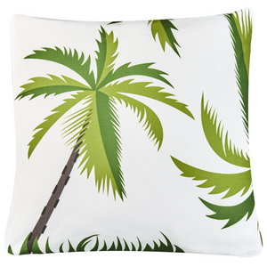 Set di 3 cuscini da esterno con motivo vegetale verde Accessori da giardino