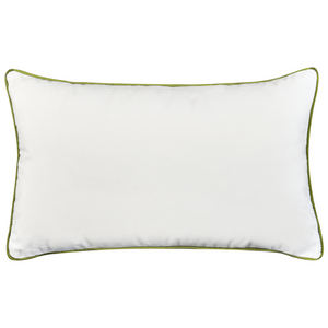 Set di 3 cuscini da esterno con motivo vegetale verde Accessori da giardino