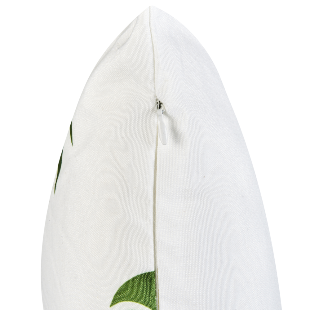 Set di 3 cuscini da esterno con motivo vegetale verde Accessori da giardino