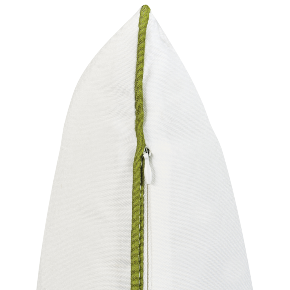 Set di 3 cuscini da esterno con motivo vegetale verde Accessori da giardino