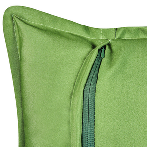 Set di 3 cuscini da esterno con motivo vegetale verde Accessori da giardino