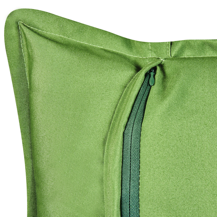 Set di 3 cuscini da esterno con motivo vegetale verde Accessori da giardino