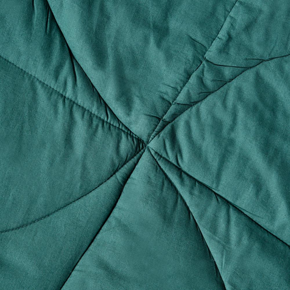 Tappeto per bambini Verde Cotone Coperta a forma di trifoglio Trapuntato 110 x 110 cm Asilo nido Bambini Accessorio per la cameretta