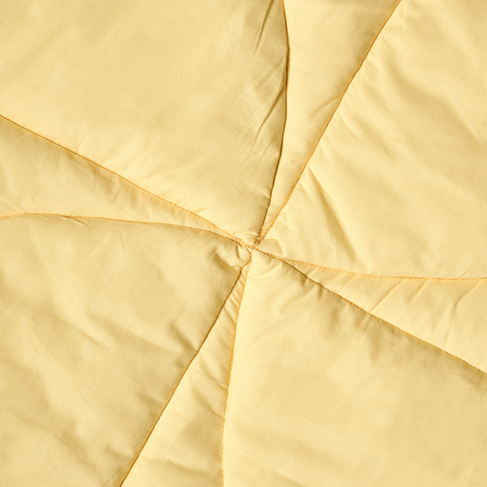 Tappeto per bambini Giallo Cotone Coperta a forma di trifoglio Trapuntato 110 x 110 cm Asilo nido Bambini Accessorio per la cameretta