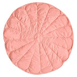 Tappeto per bambini Rosa Cotone Coperta a forma di fiore trapuntata 110 x 110 cm Asilo nido Bambini Accessorio per la cameretta