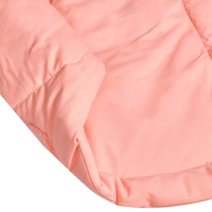 Tappeto per bambini Rosa Cotone Coperta a forma di fiore trapuntata 110 x 110 cm Asilo nido Bambini Accessorio per la cameretta