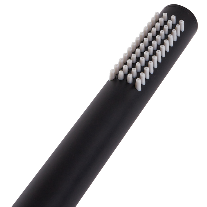 Soffione doccia in metallo nero 1 modalità di spruzzo Moderno