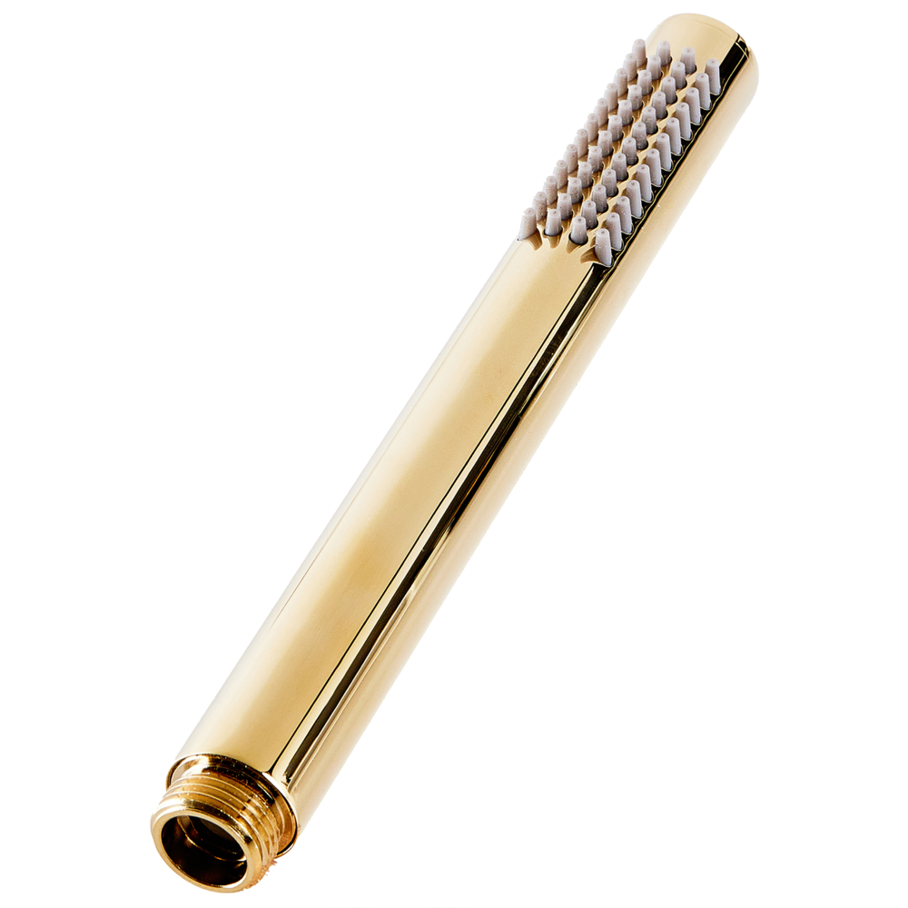 Soffione doccia in metallo oro 1 modalità di spruzzo Moderno