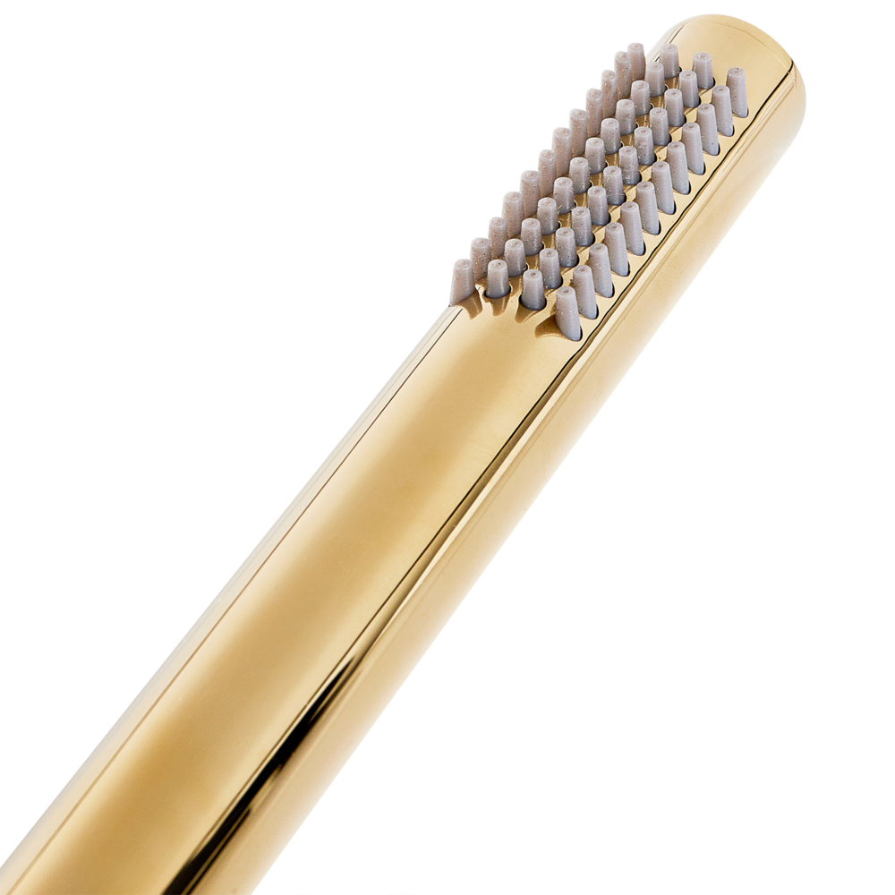 Soffione doccia in metallo oro 1 modalità di spruzzo Moderno