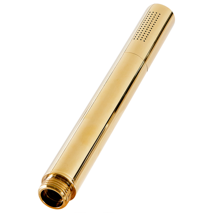 Soffione doccia in metallo oro 1 modalità di spruzzo Moderno minimalista