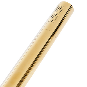 Soffione doccia in metallo oro 1 modalità di spruzzo Moderno minimalista