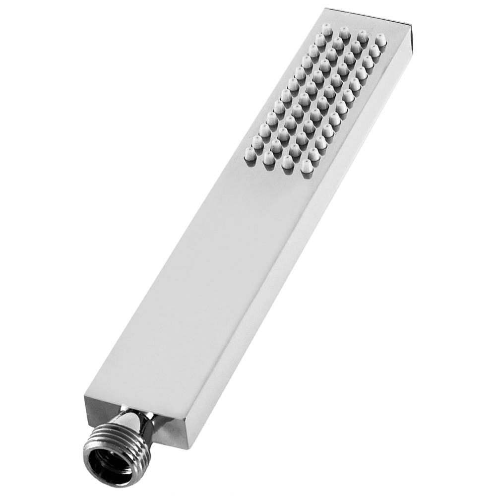 Soffione doccia in metallo argentato 1 modalità di spruzzo Moderno