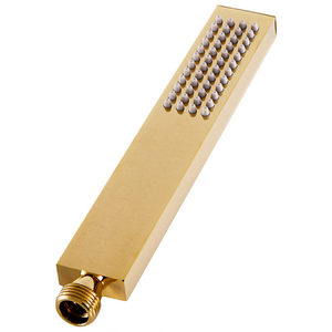 Soffione doccia in metallo oro 1 modalità di spruzzo Moderno