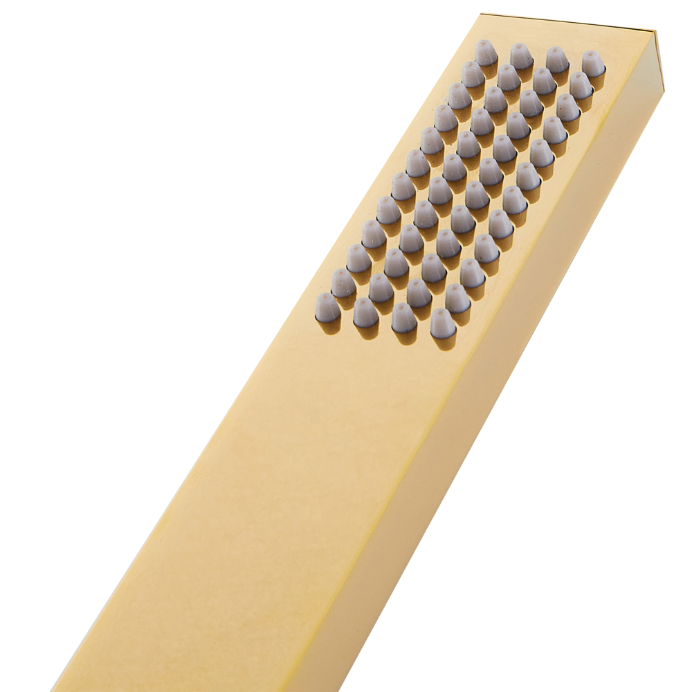 Soffione doccia in metallo oro 1 modalità di spruzzo Moderno