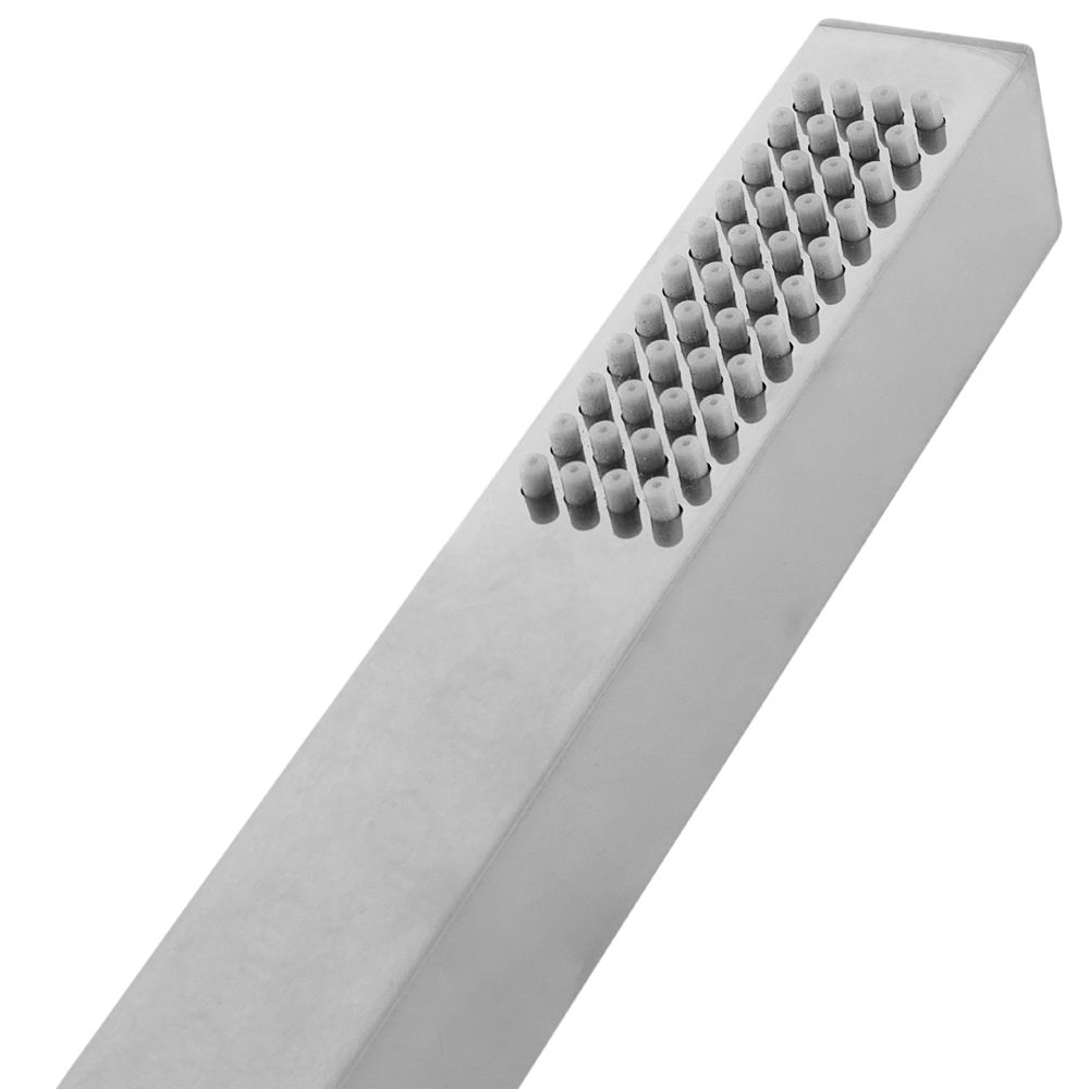 Soffione doccia in metallo argentato 1 modalità di spruzzo Moderno