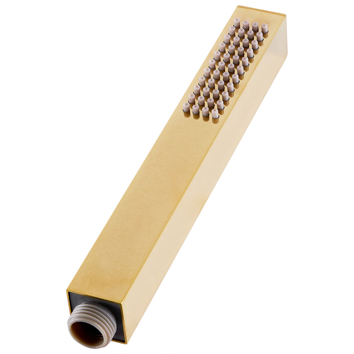 Soffione doccia in metallo oro 1 modalità di spruzzo Moderno