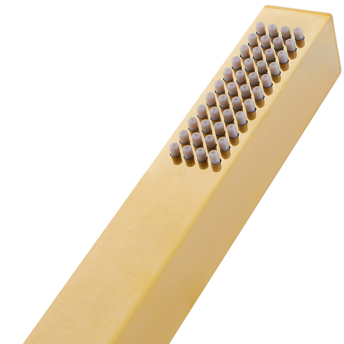 Soffione doccia in metallo oro 1 modalità di spruzzo Moderno