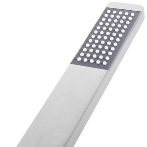 Soffione doccia in metallo argentato 1 modalità di spruzzo Moderno