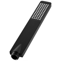 Soffione doccia in metallo nero 1 modalità di spruzzo Moderno