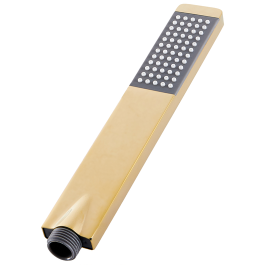 Soffione doccia in metallo oro 1 modalità di spruzzo Moderno
