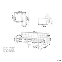 Divano letto angolare in velluto grigio chiaro capitonné in tessuto moderno a L componibile versione sinistra