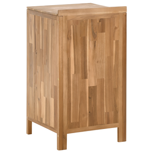 Mobile da cucina per esterni in legno di acacia marrone 2 ripiani con top 50 x 50 x 90 cm Giardino Cucina Pranzo