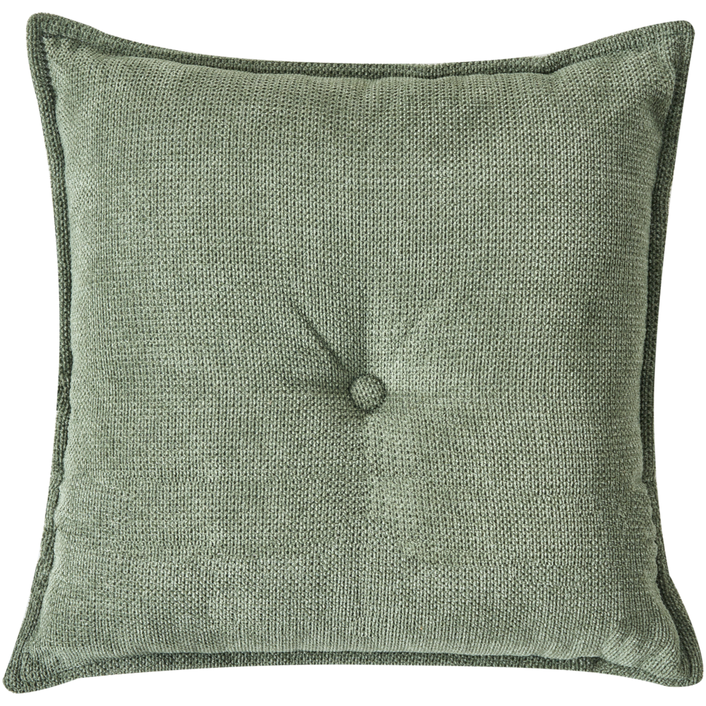 Divano Angolare Ciniglia Verde Scuro 3 Posti Cuscini Extra versione sinistra stile Moderno