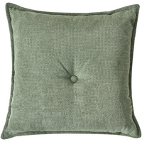 Divano Angolare Ciniglia Verde Scuro 3 Posti Cuscini Extra versione sinistra stile Moderno