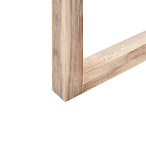 Tavolo da pranzo da giardino Piano in cemento Gambe in legno di acacia 180 x 90 cm Grigio per 6 persone