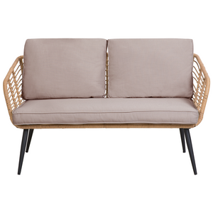 Set di copricuscini per esterni per sedili e schienali Beige UV resistente stile minimalista