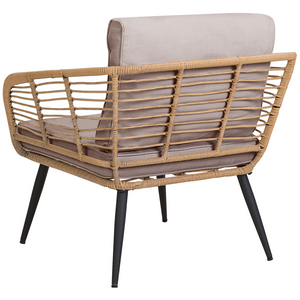 Set di copricuscini per esterni per sedili e schienali Beige UV resistente stile minimalista