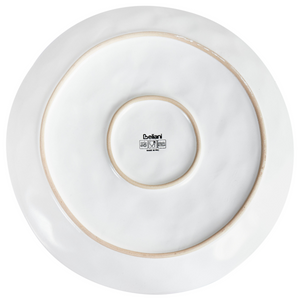 Set di 8 piatti in gres grigio chiaro fatti a mano con smalto reattivo Cucina Sala da pranzo