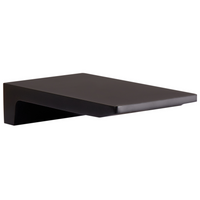 Rubinetto miscelatore per lavabo a parete in ottone nero monocomando