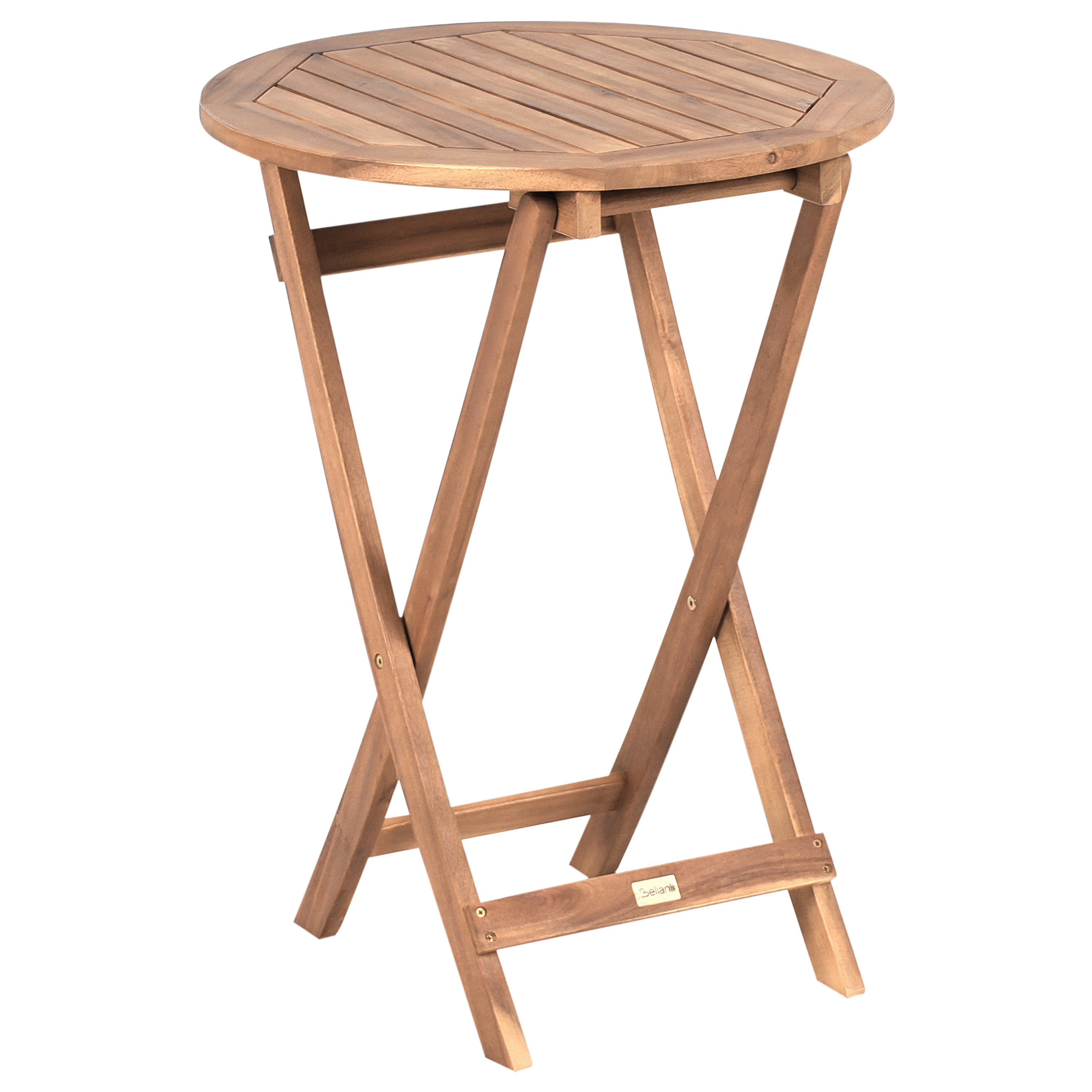 Set da giardino in legno di acacia marrone e nero pieghevole design a doghe