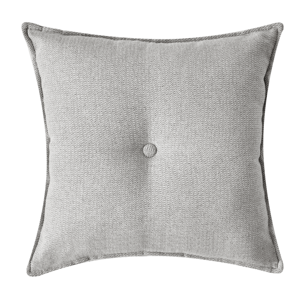 Divano Angolare Grigio Chiaro 3 Posti Cuscini Extra Dispersi Moderno lato sinistro