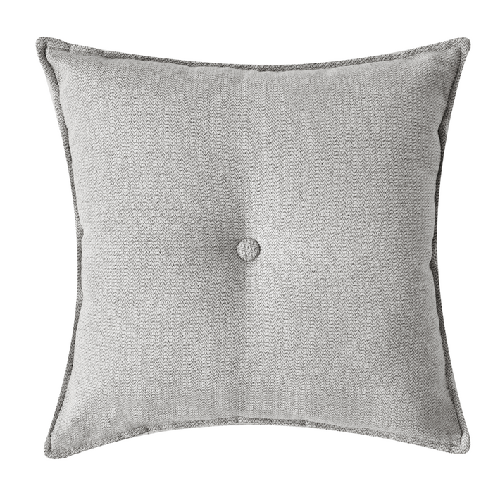 Divano Angolare Grigio Chiaro 3 Posti Cuscini Extra Dispersi Moderno lato sinistro