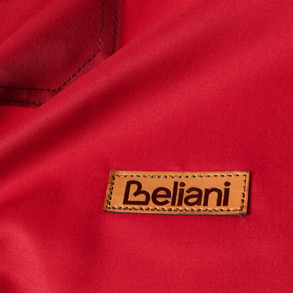 Set da cucina Grembiule Guanti da forno e strofinacci rosso tessuti da cucina