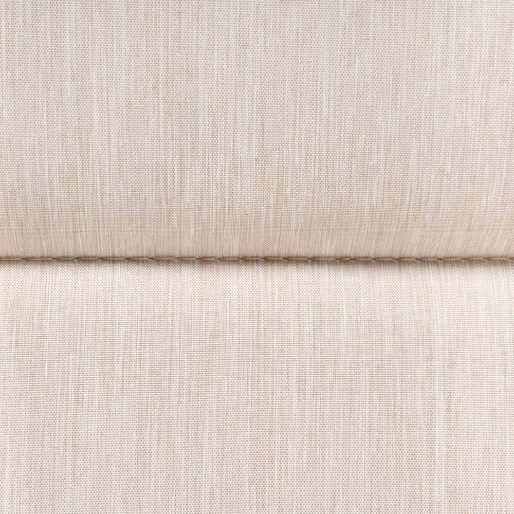 Cuscino per lettino prendisole Beige chiaro in poliestere resistente ai raggi UV con lacci e cuscino poggiatesta spesso