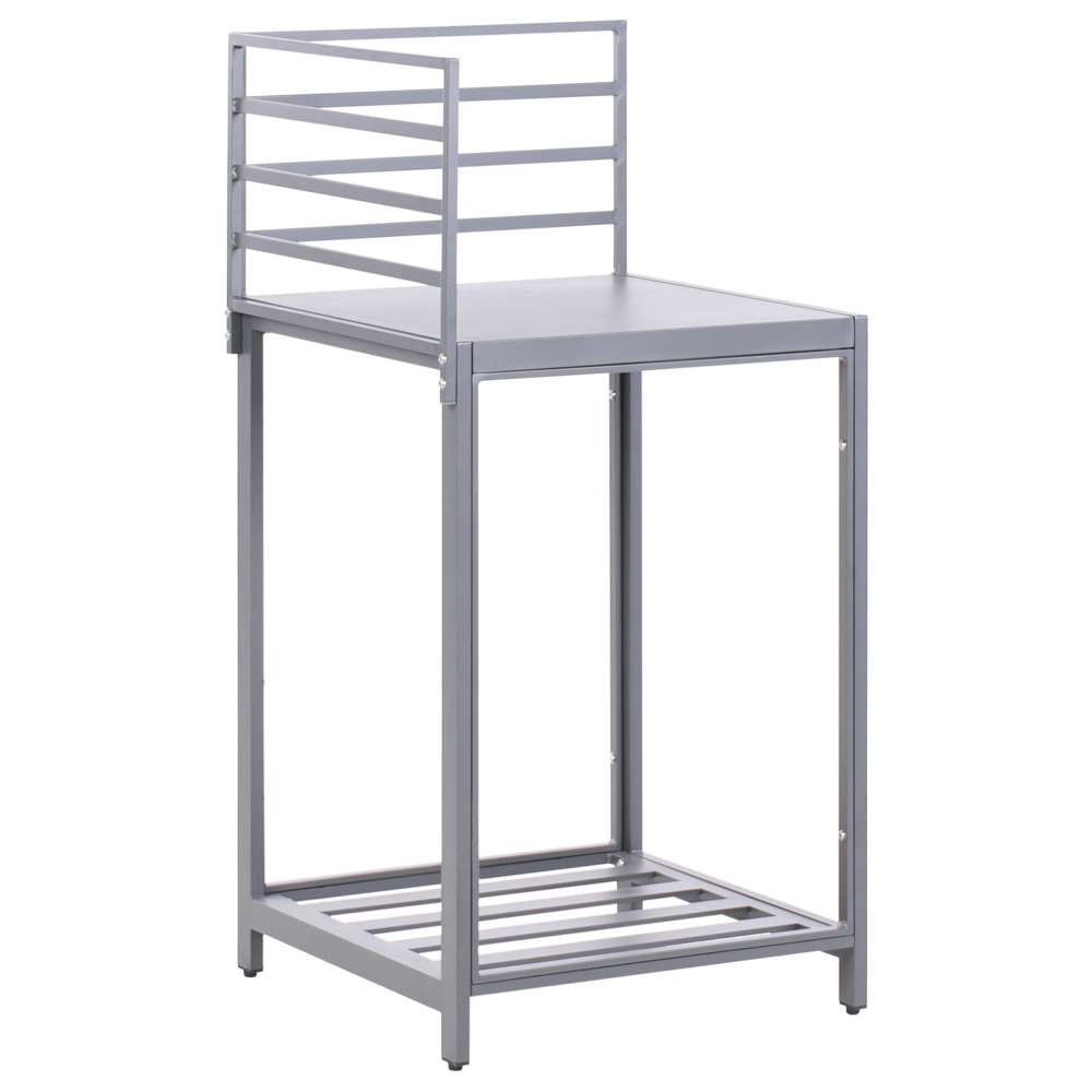 Set cucina da esterno 4 elementi in alluminio e PE Rattan con lavello grigio leva cucino da esterno