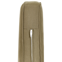 Set di copricuscini per giardino verde oliva resistente ai raggi UV e con cerniera.