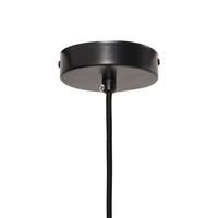 Lampadario tondo in vetro con paralume a globo bianco stile moderno