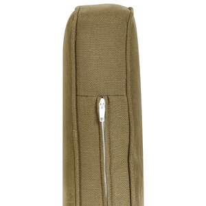 Set di copricuscini XL per giardino verde oliva resistente ai raggi UV e con cerniera.