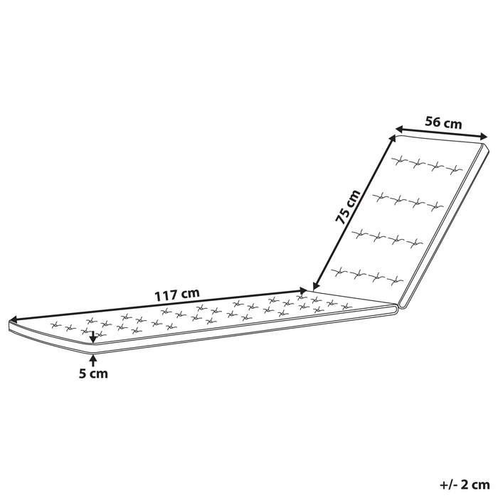 Cuscino per lettino prendisole con poggiatesta per lettino solare Resistente ai raggi UV verde chiaro esterno bordo piscina