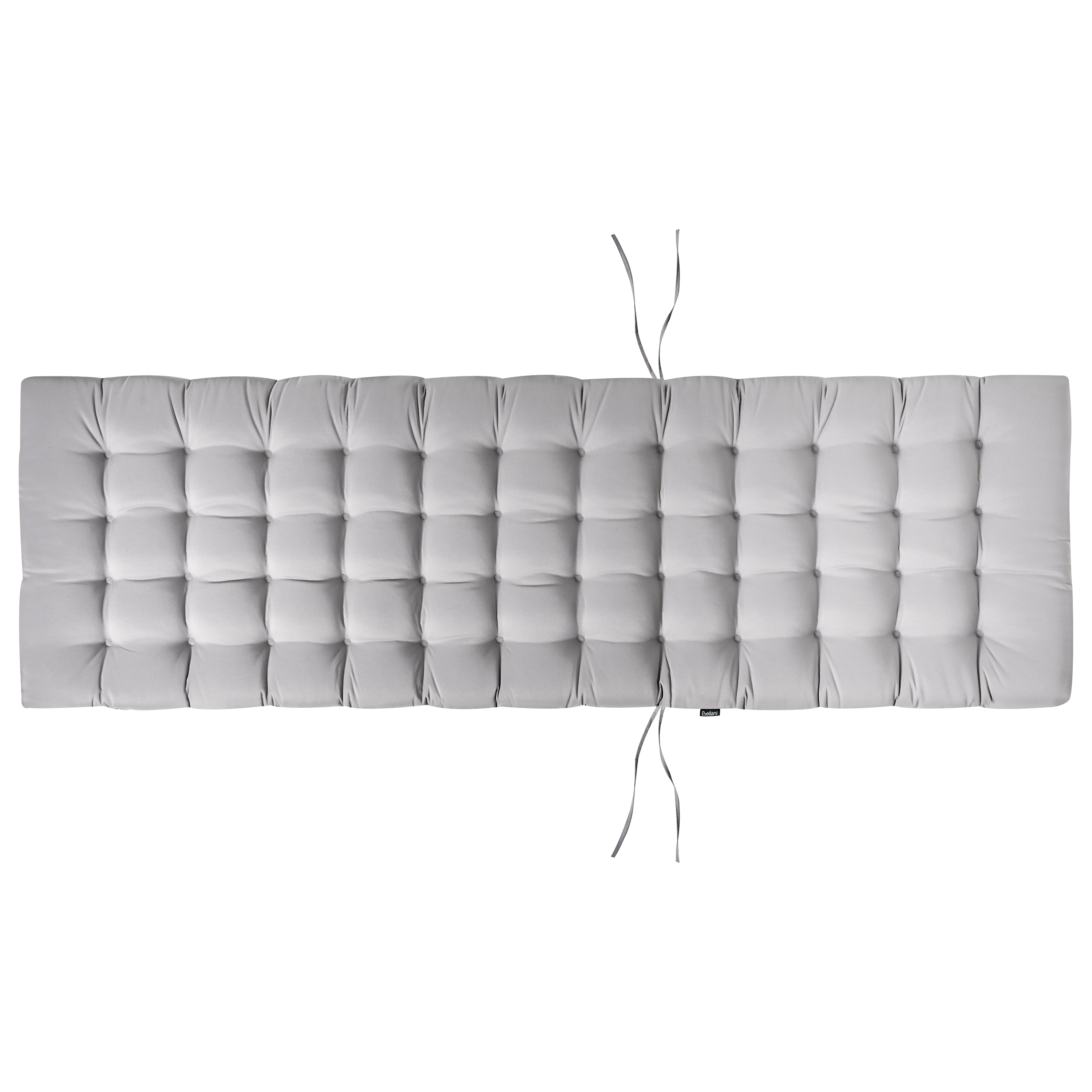 Cuscino per lettino prendisole con poggiatesta per lettino solare Resistente ai raggi UV grigio chiaro esterno bordo piscina